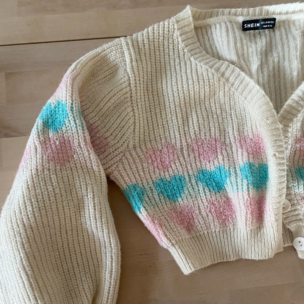 SHEIN cropped knitted sweater
